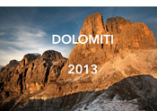 Copertina Calendario Dolomiti 2013